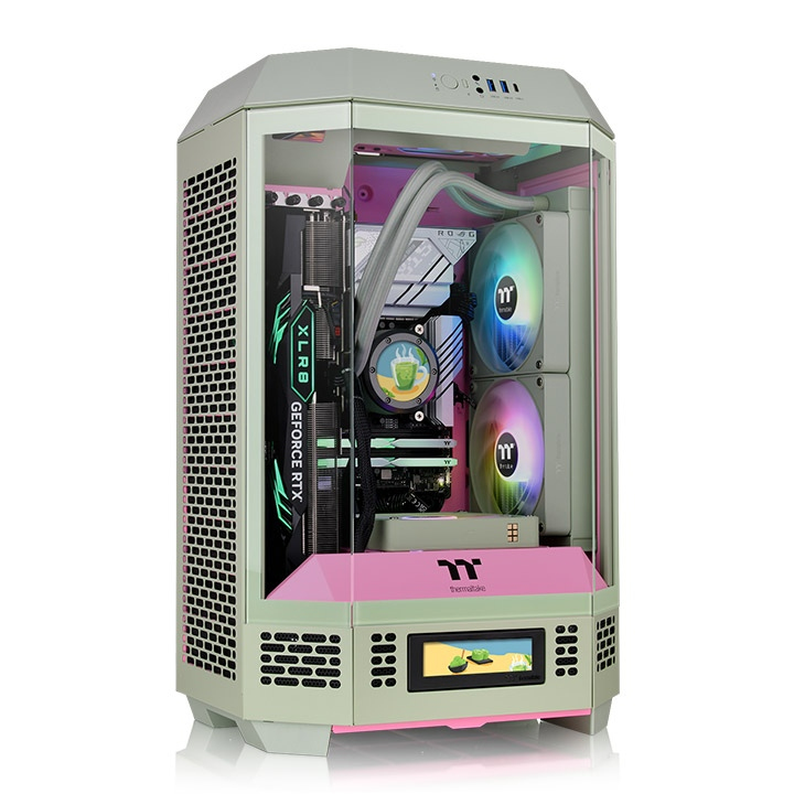 Thermaltake Tt The Tower 300 Matcha Plum Boîtier mini tour Fenêtre - vue 2