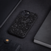 Custodia Bling Strass per Apple iPhone 13 mini, nero notte