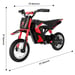 EVERCROSS TECH Moto Eléctrica para Niños 3-12 Años 300W 25KM/H 3 Niveles de Velocidad 12' Neumáticos Ideal Regalo Rojo