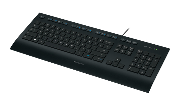 Logitech K280E Pro clavier USB Français Noir