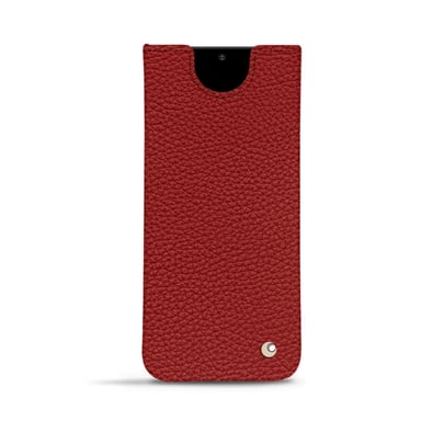 Funda de piel Samsung Galaxy S20 Ultra 5G - Funda - Rojo - Piel granulada