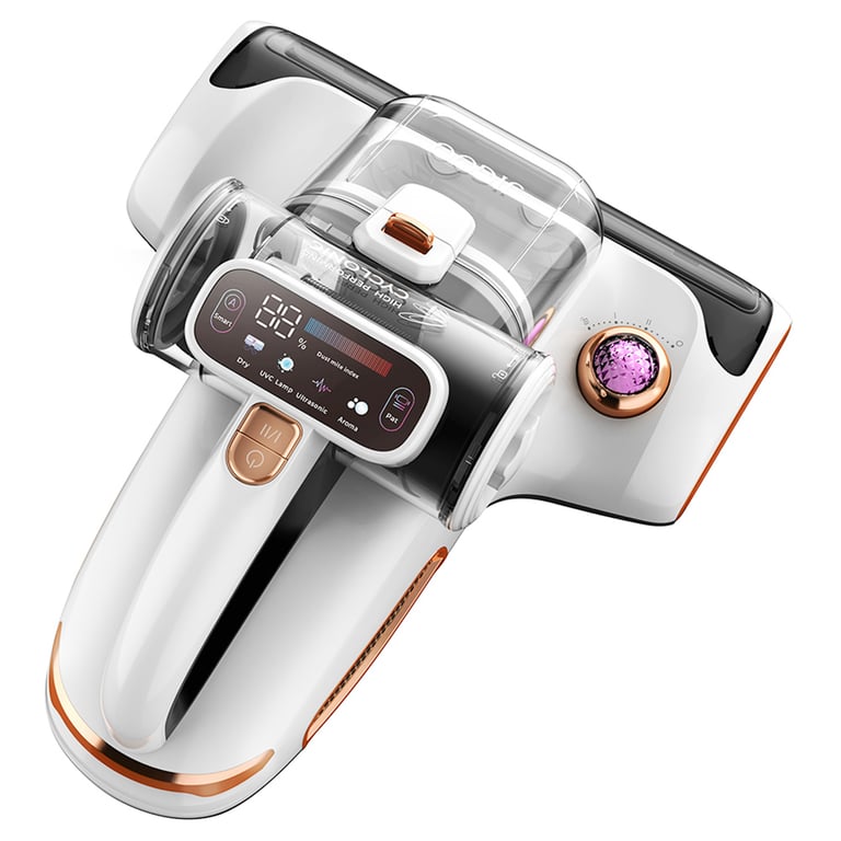 Jigoo t600 aspirateur anti acariens pour matelas avec lumière uv 15kpa punaise de lit élimine 99 9% - vue 2