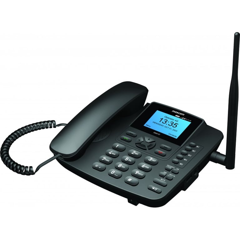 Téléphone filaire GEEMARC Téléphone fixe à carte sim Maxcom MM41D