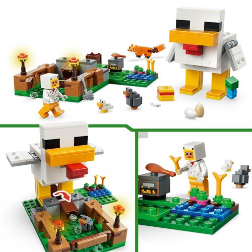 LEGO Minecraft 21585 La Ferme à poulet - Neuf