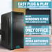 Ultra 7 - Office PC / Ordinateur de bureau - Intel Core i7 6700 - Home Office Tour Computer avec 16 GO DDR4 RAM - 4,0 GHz - 1000 GO SSD + 1 To HDD - DVD+RW - USB 3.1 - WiFi - incl. Windows 11 Pro