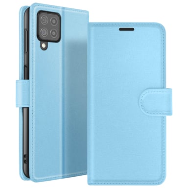 Custodia a portafoglio per Galaxy A12 / M12 con supporto e linguetta magnetica