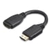 StarTech.com Cable de 15cm de Extensión Alargador HDMI 2.0 de Alta Velocidad con Ethernet - Extensor de Puertos - Cable para Conservar Puertos de Cone