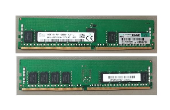HPE 850880-001 module de mémoire 16 Go 1 x 16 Go DDR4 288-pin DIMM