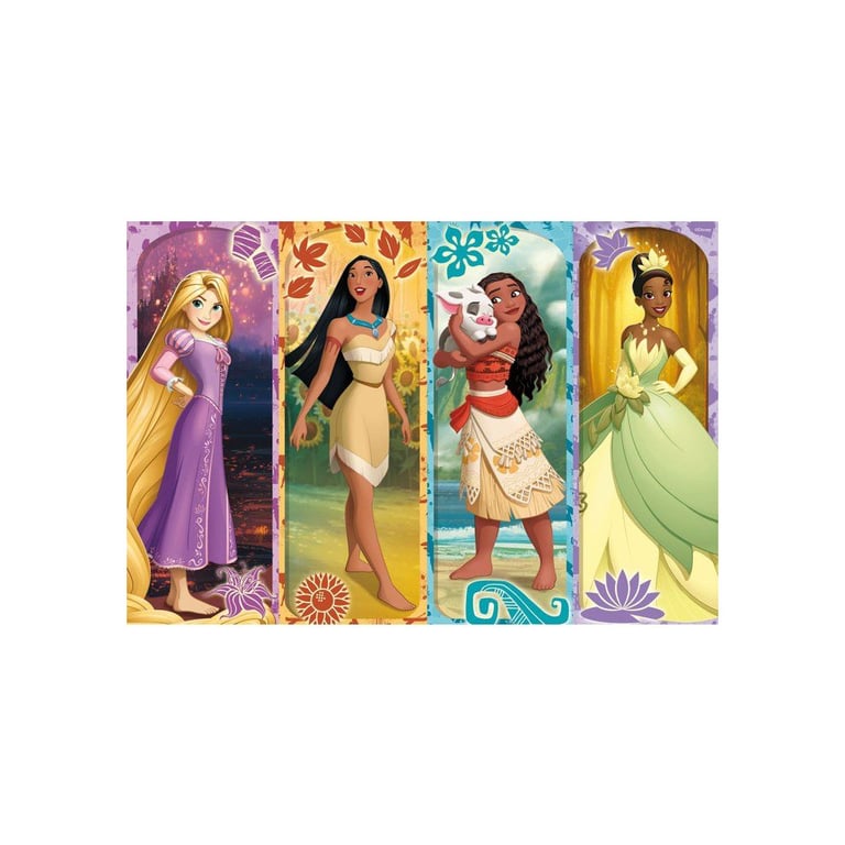 Puzzle double face Lisciani Giochi Disney Princess Maxi au sol 2 x 60 pièces 70 x 50 cm - Neuf
