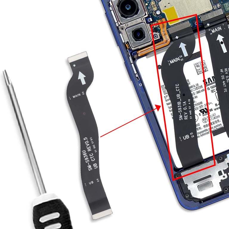 Samsung Nappe Original pour Galaxy S25 Liaison Écran vers Carte Mère - vue 4