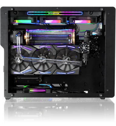 Raijintek Ophion Evo ALS Micro ATX Gehäuse schwarz - vue 4