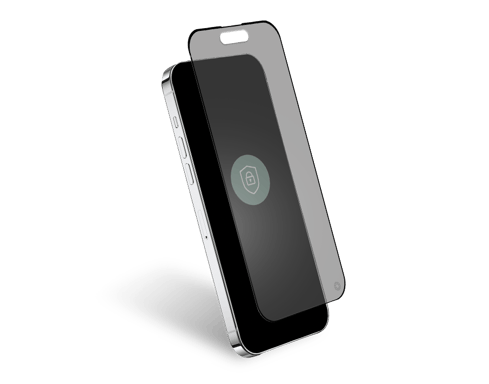 Protège écran iPhone 15 Pro Max 2.5D Privé - Garanti à vie Force Glass