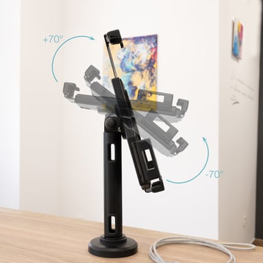 TooQ TQTDS0812 support Support pour tablette Tablette / UMPC Noir