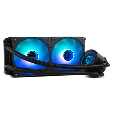 NOX Hummer M-240 ARGB Processeur Refroidisseur de liquide tout-en-un 12 cm Noir - Neuf