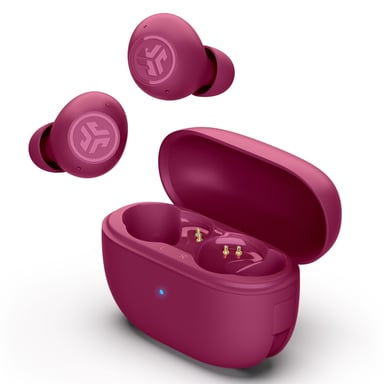 Écouteurs sans fil JLab Go Pop ANC – Bluetooth TWS – Appels/Musique – Fuchsia