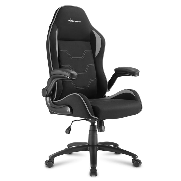 Sharkoon Elbrus 1 Silla para videojuegos universal Asiento acolchado Negro, Gris