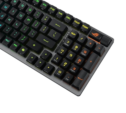 ASUS ROG Strix Scope II 96 RX Wireless clavier Gaming USB + RF Wireless + Bluetooth Noir