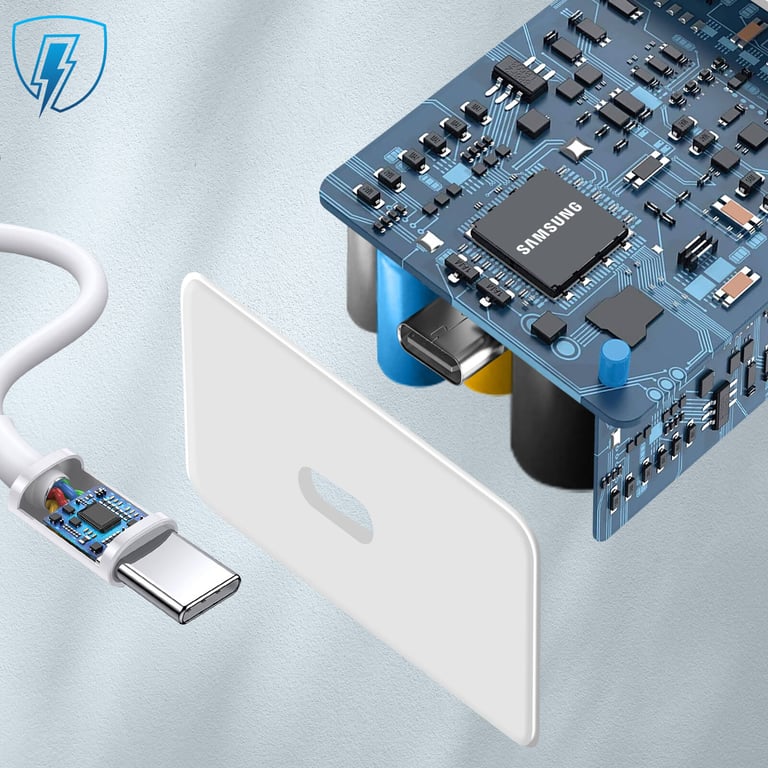 Chargeur Maison + Câble Usb Cusb C Ep t1510xw Samsung - vue 3