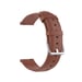 Correa de reloj de cuero genuino Brown 22 mm Samsung Galaxy Watch 3 45 mm/Gear S3 Classic, Frontier, Huawei Watch Buds/GT Runner/GT2 Pro, Xiaomi Watch S1 Pro, Garmin Forerunner 255/Vivoactive 4