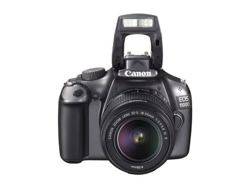 Canon EOS 1100D + EF-S 18-55mm Kit d'appareil-photo SLR 12,2 MP CMOS 4272 x 2848 pixels Gris