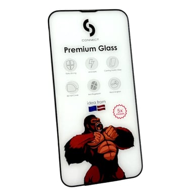 Corning Gorilla Ultra Strong 3D Glass per Apple iPhone 15 Nero