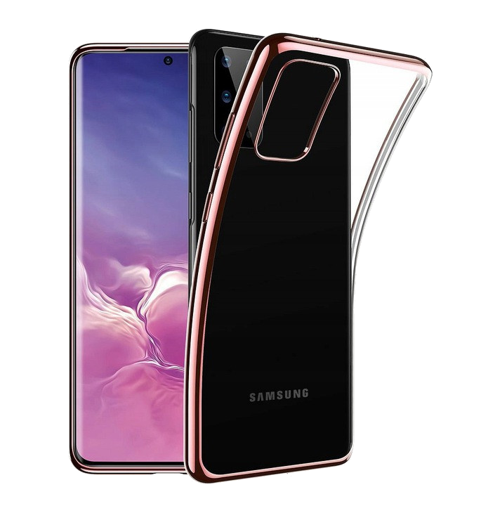 Coque Chrome Silicone pour SAMSUNG Galaxy Note 20 Contour Transparente Bumper Protection Gel Souple