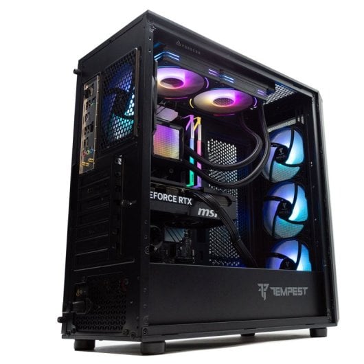PC Gaming PcCom Imperial Ryzen 7 7700X, 32 Go DDR5, SSD 2 To NVMe, RTX 5070 12 Go GDDR7, Refroidissement Liquide ARGB - Neuf