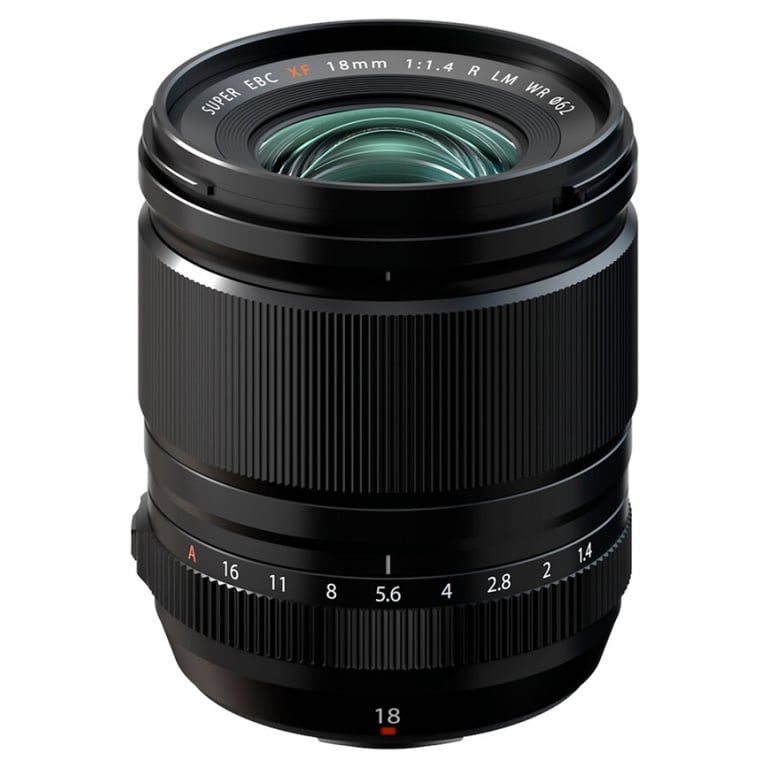 Objectif hybride Fujifilm XF 18mm f1 4 R LM WR - vue 4