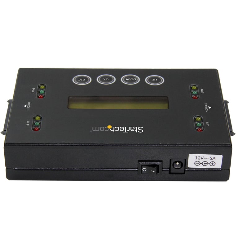 StarTech.com Duplicateur et effaceur autonome pour clés USB et disques durs SATA 2 5 / 3 5 Station d'effacement HDD / SSD Disque durduplicateur de lecteur USB 1 Baies Serial ATA 600 /... - vue 8