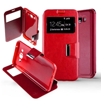 Etui Folio Rouge compatible Samsung Galaxy A8