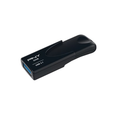 PNY Attache 4 unidad flash USB 32 GB USB tipo A 3.2 Gen 1 (3.1 Gen 1) Negro