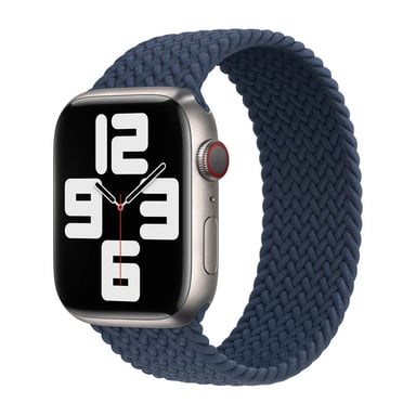 Brazalete Solo para Apple Watch | 44/45/46/49 mm - Talla 5 - Azul Abismo