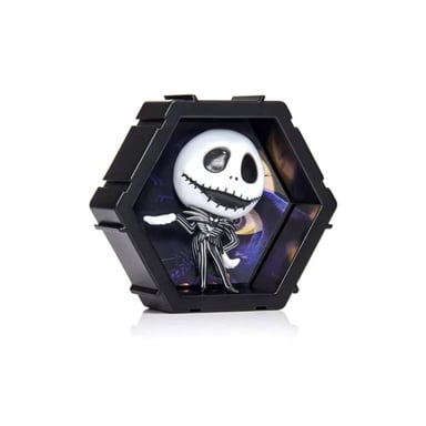 Disney Figura Conectable con Efecto 4D Modelo Jack Skellington Decorativa Negro