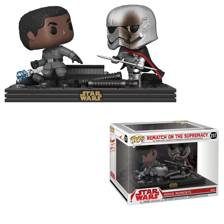 FUNKO Star Wars Pack 2 Figurines POP! Finn vs Captain Phasma - vue 2