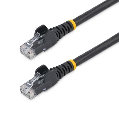 StarTech.com Cable de Red de 10m Negro Cat5e Ethernet RJ45 sin Enganches