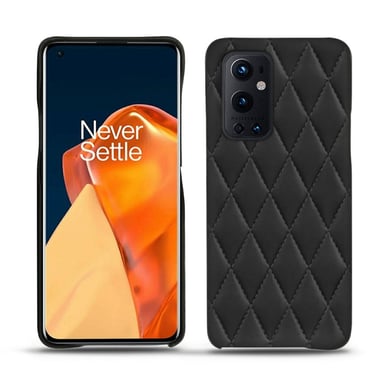 Coque cuir OnePlus 9 Pro -  - Noir - Cuir lisse couture
