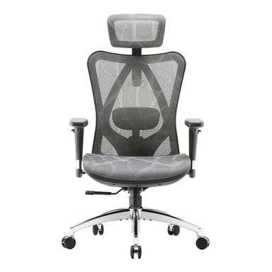 Sedia ergonomica SIHOO M57 - Braccioli 3D e supporto lombare regolabile - Rete di alta qualità - 150 kg max - 3 inclinazioni