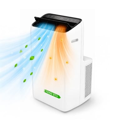 Climatiseur Portable Réversible 12000 Btu - Refroidissement & Chauffage