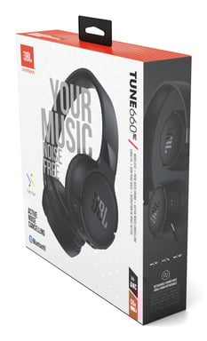 JBL Tune 660NC Auriculares Inalámbrico Diadema Llamadas/Música Bluetooth Negro