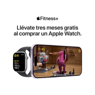 Watch Series 11 (2025) GPS + Cellular Boitier de 46mm en Aluminium Gris sidéral avec Black Sport Band - M/L