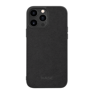 Cover in pelle scamosciata Alcantara per Apple iPhone 13 Pro Max, nero notte