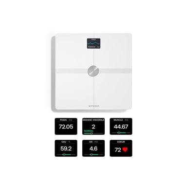 Withings Body Smart Carré Blanc Pèse-personne électronique