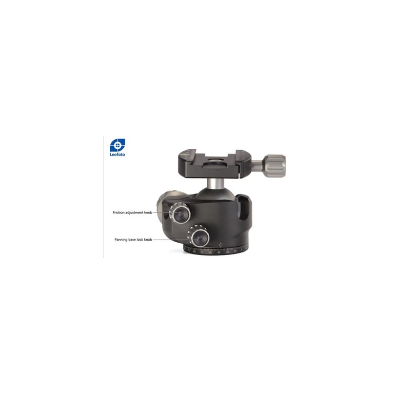 LEOFOTO Rotule LH 40 + Release Plate QP 70 Neuf - vue 3