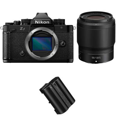 Appareil photo hybride Nikon Zf + 50mm f/1.8 S + 1 Nikon EN-EL15C + Ebook ''20 astuces pour des images qui claquent''