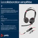 Poly Auriculares Blackwire 5220 estéreo USB-C + conector de 3,5 mm + adaptador USB-C/A (paquete)