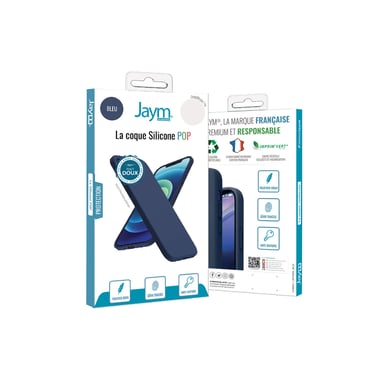 JAYM - Coque Silicone Bleu pour [ Galaxy A17 ] - 100% Silicone et Microfibre - Renforcée et Ultra Doux