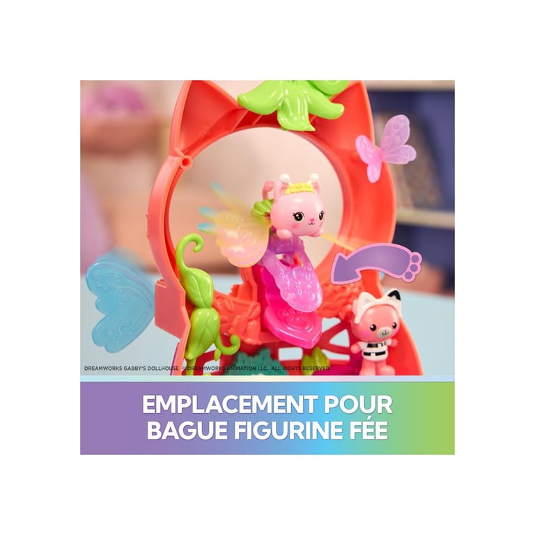 Playset Gabby' Dollhouse Fairy Magic Fairylandia Spin Master avec anneau exclusif Fée Minette Neuf - vue 3