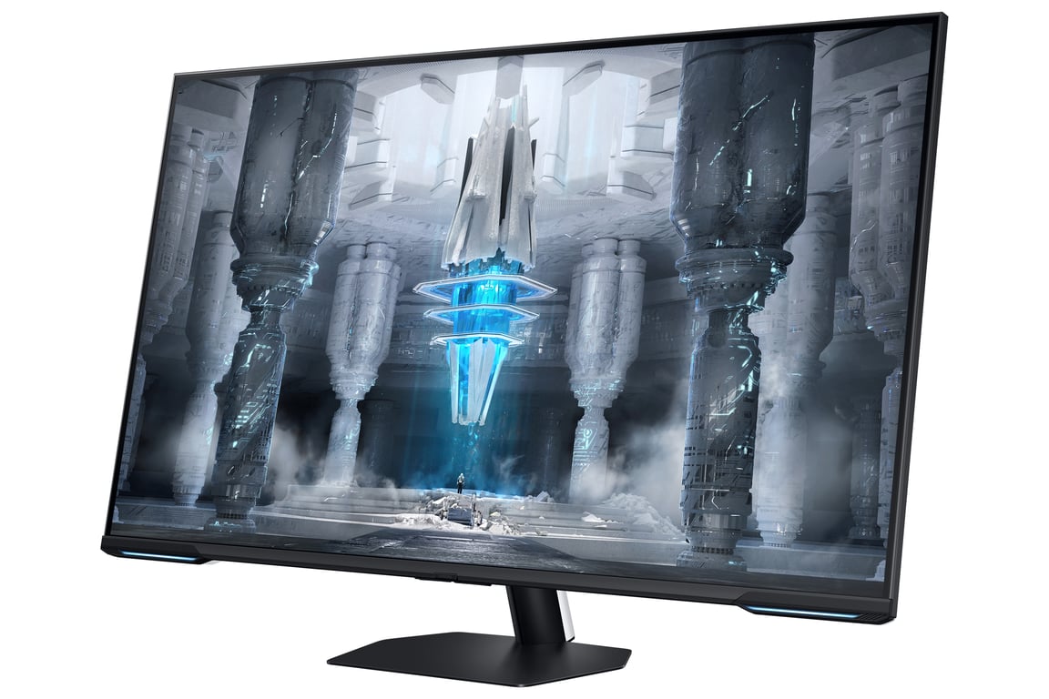 Samsung Ecran PC Odyssey Neo G7 43" 144Hz 1ms Dalle VA MiniLED Résolution UHD 4K 3840 x 2160 1 000 000:1 AMD FreeSync Premium Pro CoreSync Smart Pied Ajustable HDMI Display Port USB LAN - vue 4