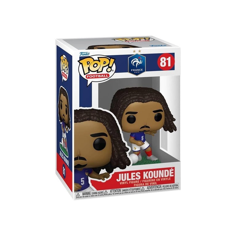 Funko Figurine Pop! - Football France - Jules Koundé - Vinyle Officielle (n° 81)