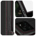 CaseMe Funda con cierre para Xiaomi 14 Solapa para tarjetero y Soporte Negro